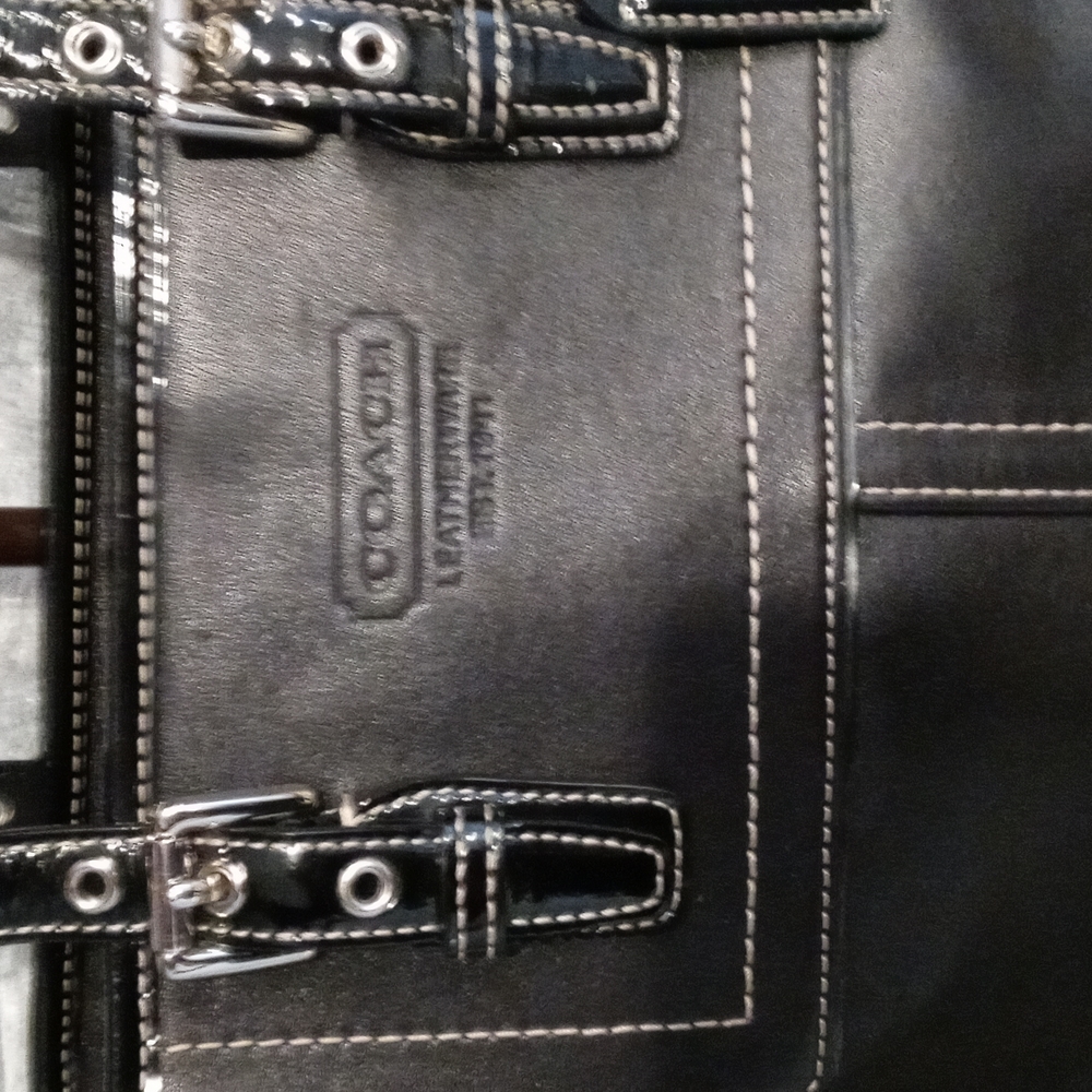 💝Coach Black leather purse Authentic - Picture 5 of 15